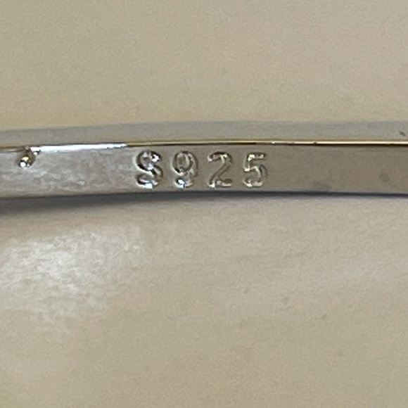 925 Sterling Silver Bangle Bracelet - Picture 6 of 6